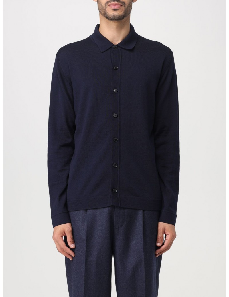 Roberto Collina Camicia Lana Merino Blu - RP01005 - Semenzato Abbigliamento