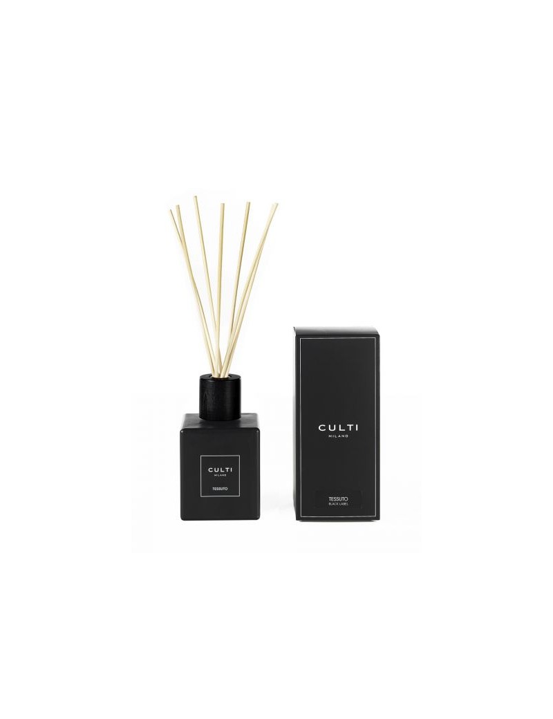 Culti Milano Diffusore Decor Black Tessuto 500 Ml - PDADBLTES0500MNERO100 - Semenzato Abbigliamento