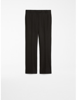 Max Mara Pantalone Slim Cotone Viscosa Nero - 9131125106003 - FATINA - Semenzato Abbigliamento