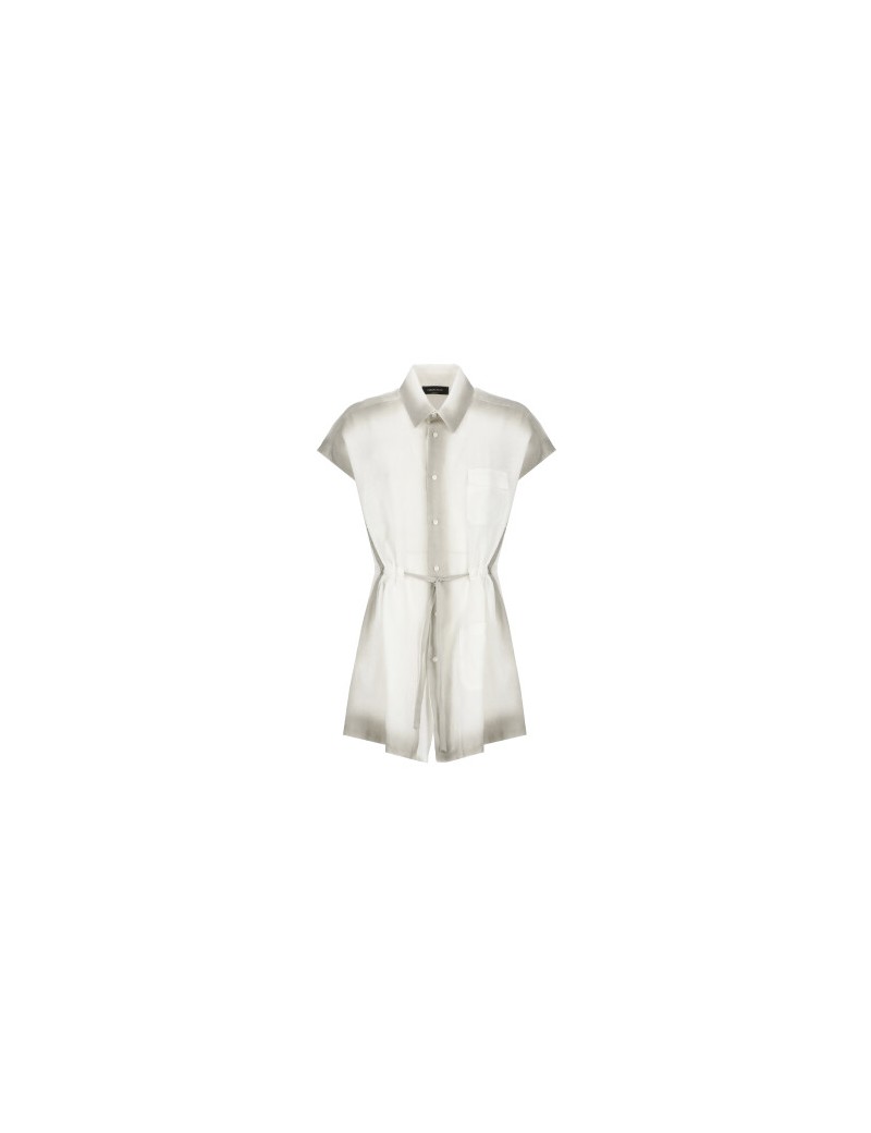 Fabiana Filippi Sahariana Lino Degradè Bianco - GCD275F690L3780142 - Semenzato Abbigliamento