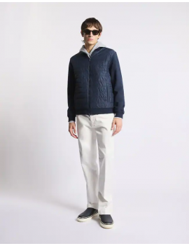 Fay Felpa Trapuntata Blu - NJMB5521470WZGU806 - Semenzato Abbigliamento