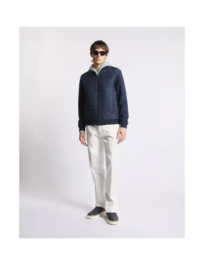 Fay Felpa Trapuntata Blu - NJMB5521470WZGU806 - Semenzato Abbigliamento