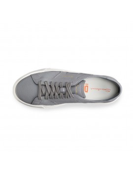 Santoni Sneaker Double Buckle In Pelle Bottalata Grigia - MBGT21967PNNTSIWG45 - Semenzato Abbigliamento