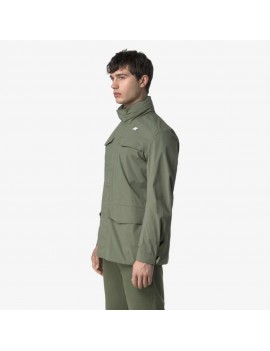 K-Way Manuel Stretch Nylon Jersey Green Lichen - K8135HW - Semenzato Abbigliamento