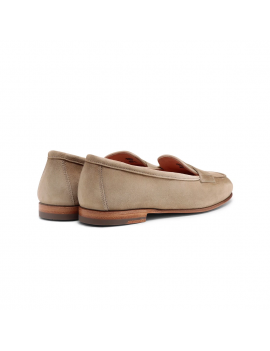 Santoni Mocassino Carla Suede Beige -WUNY71031SA4SAEAE50 - Semenzato Abbigliamento